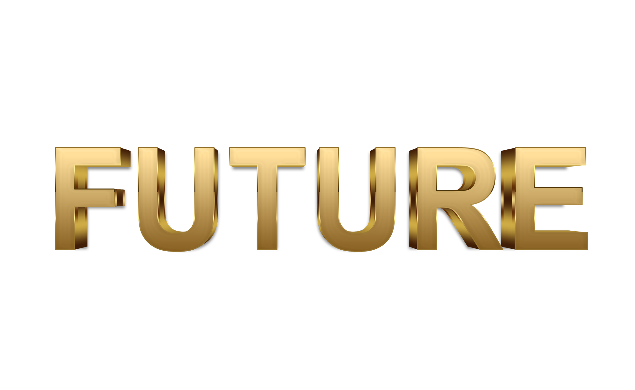 Future word png, Future png, word Future gold text typography PNG images Future png transparent background